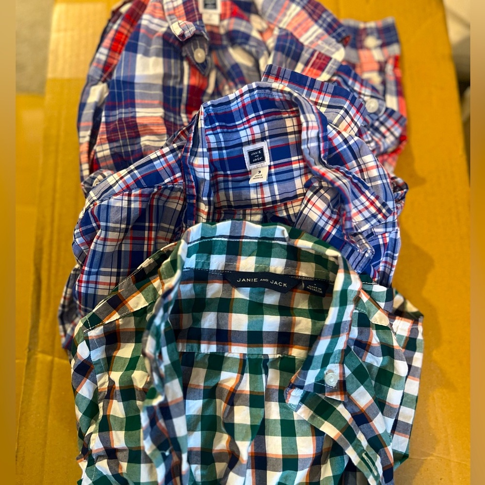 Janie & Jack Button Down Shirts Boys 3T